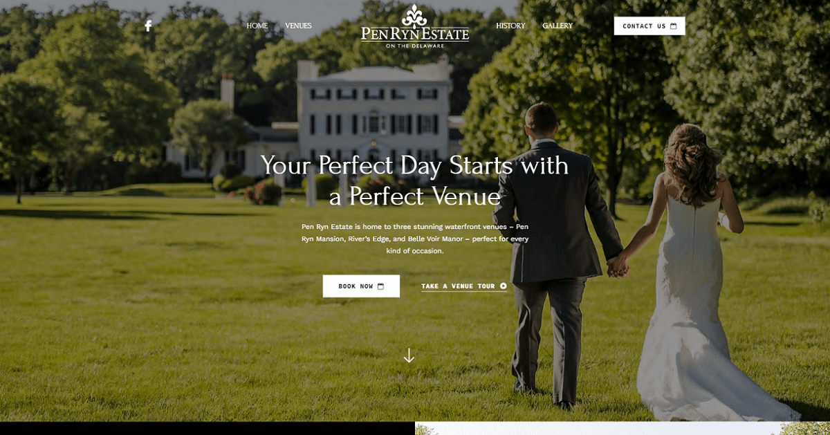 Pen Ryn Estate River’s Edge Garden Pavillion